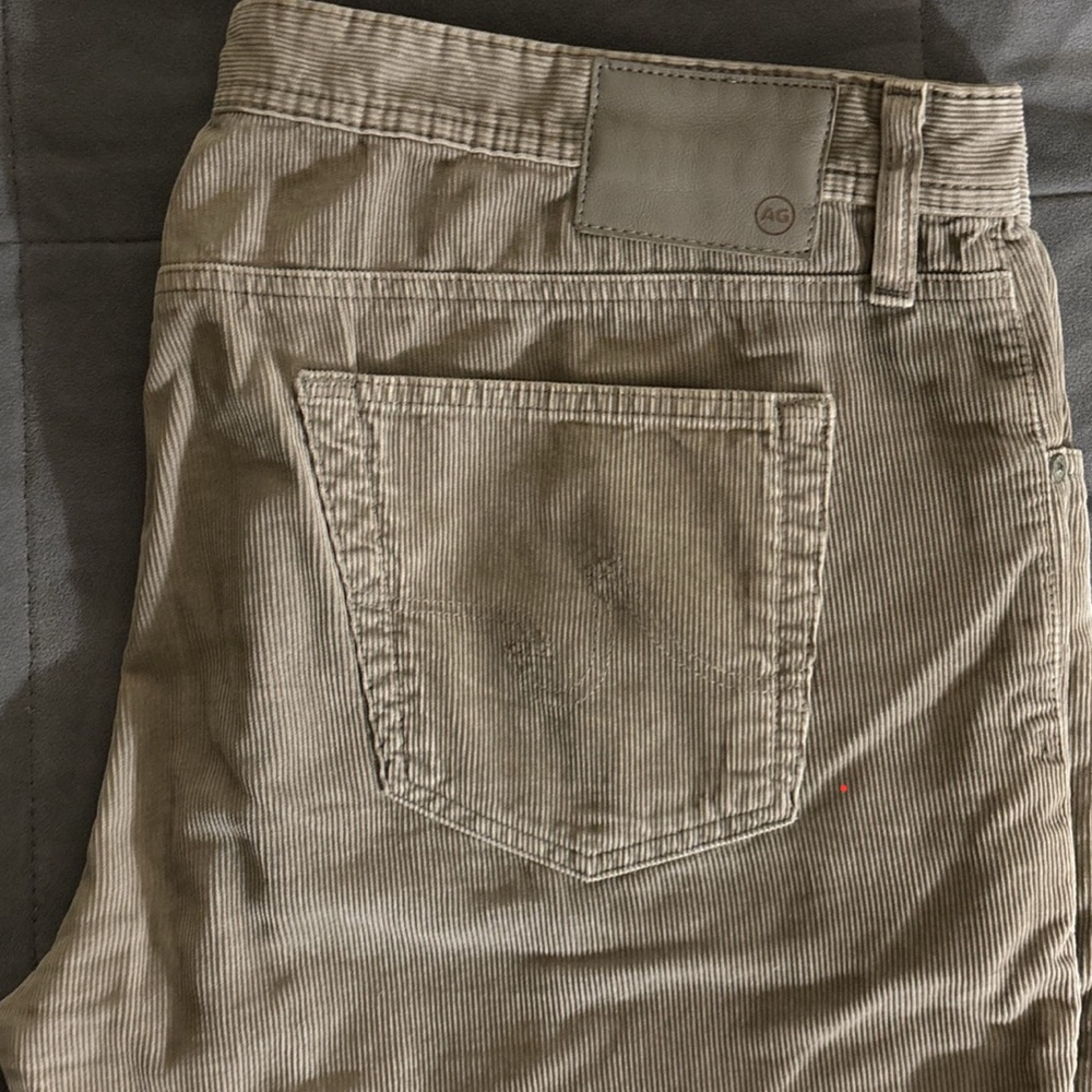 Ag Adriano Goldschmied Tan Corduroy Pants Casual Style